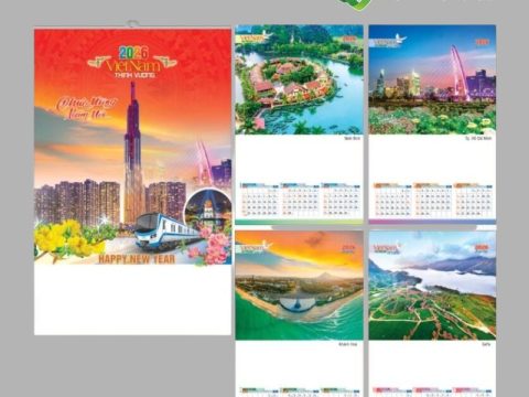 30+ MẪU IN LỊCH 5 TỜ ĐẸP, CHẤT LƯỢNG