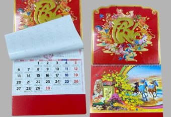 IN LỊCH TREO TƯỜNG 13 TỜ ĐẸP, GIÁ TỐT