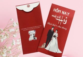 50 MẪU BAO LÌ XÌ ĐÁM CƯỚI ĐẸP, Ý NGHĨA