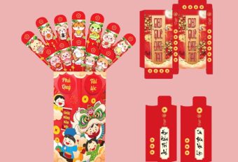 30+ MẪU BAO LÌ XÌ GIEO QUẺ TẾT 2026