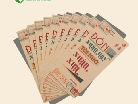 IN BAO LÌ XÌ VINTAGE HOÀI NIỆM TẾT XƯA