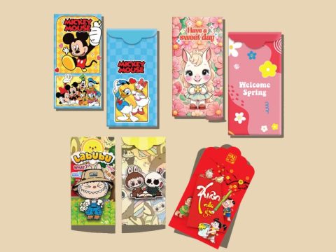 IN BAO LÌ XÌ HOẠT HÌNH DỄ THƯƠNG NHẤT 2026