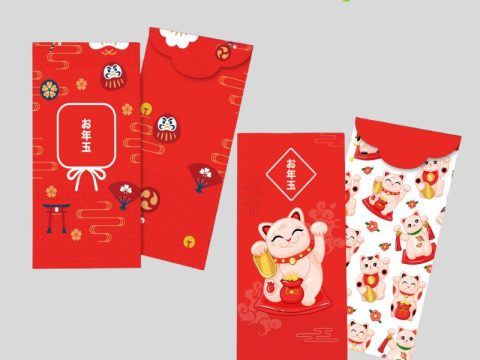 35+ MẪU BAO LÌ XÌ NHẬT BẢN ĐỘC ĐÁO