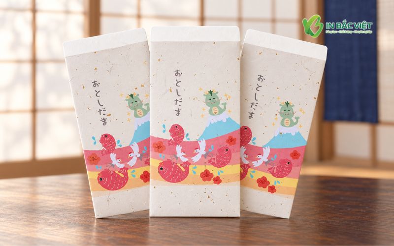 Phong bao lì xì Otoshidama Nhật Bản