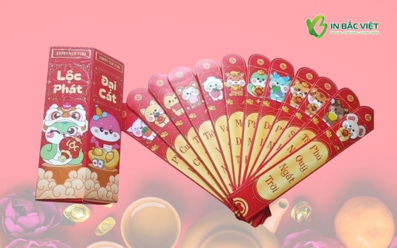 Bao lì xì gieo quẻ độc đáo với thiết kế sáng tạo, mang lại trải nghiệm vui vẻ đầu năm