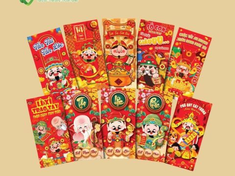 30+ MẪU BAO LÌ XÌ HÌNH THẦN TÀI CHIÊU TÀI LỘC