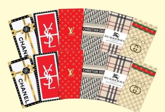 IN BAO LÌ XÌ THƯƠNG HIỆU DIOR, GUCCI, LV CAO CẤP 