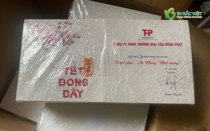 In thiệp Tết công ty, doanh nghiệp theo yêu cầu tại In Bắc Việt, thiết kế và in ấn chuyên nghiệp