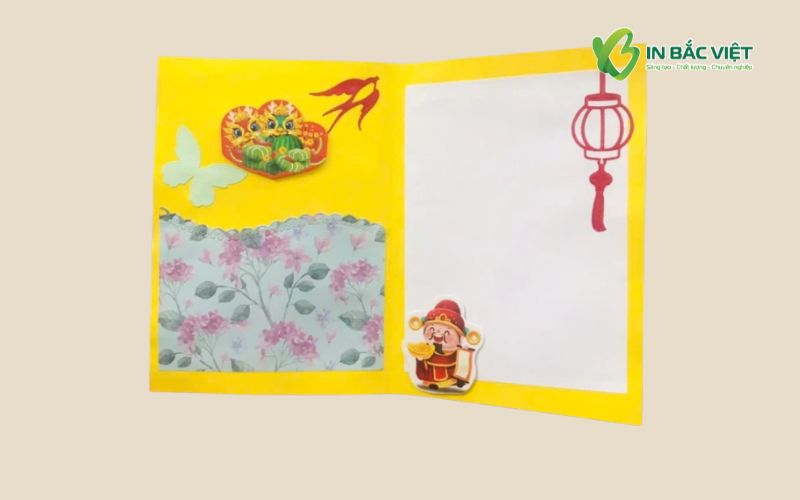 Mẫu thiệp chúc Tết handmade sáng tạo