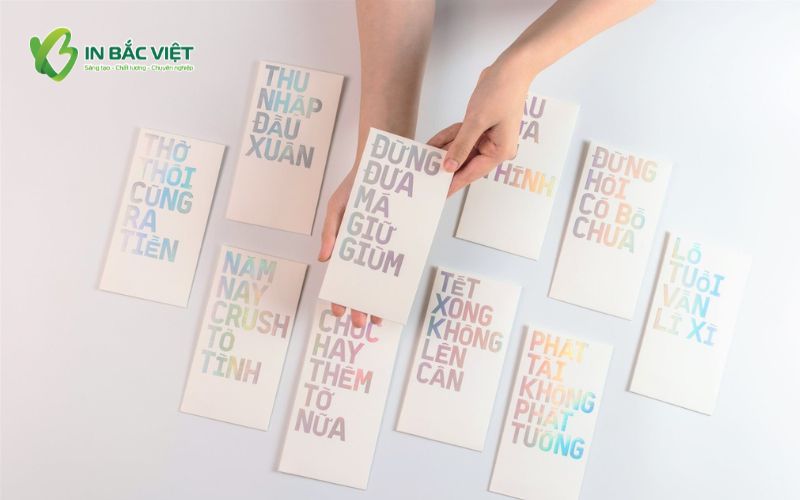 Nhận báo giá in lì xì ép kim nhanh, miễn phí tại In Bắc Việt