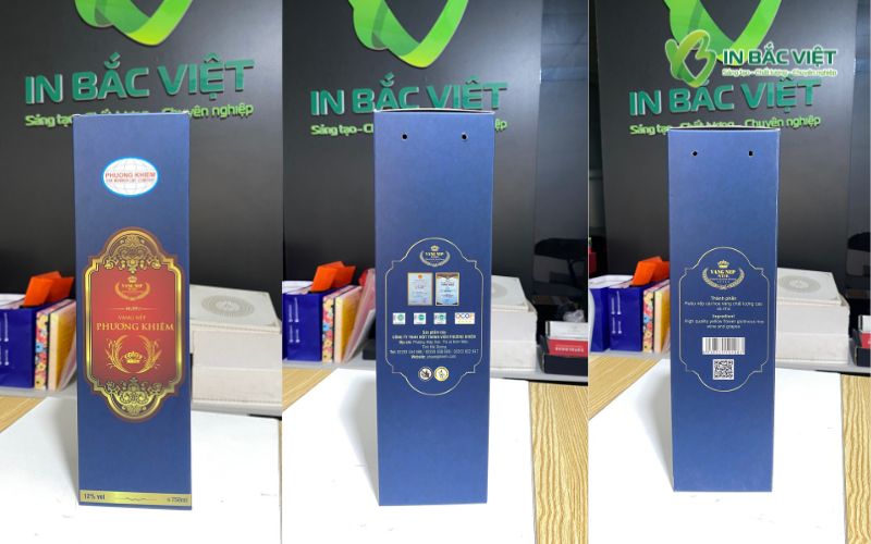 Mẫu hộp đựng rượu 1 chai bền đẹp giúp nâng tầm nhận diện thương hiệu doanh nghiệp