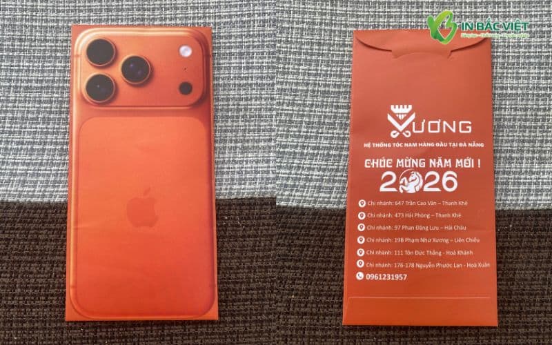 Mẫu lì xì thiết kế theo phong cách iPhone 17, trẻ trung và bắt trend giới trẻ dịp Tết