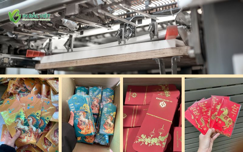 Thiết kế và in lì xì dập nổi theo yêu cầu tại In Bắc Việt