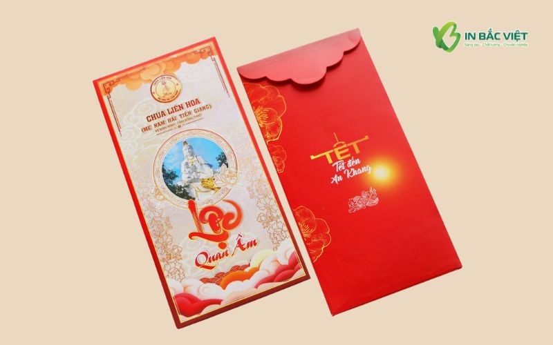 Minh họa bố cục, màu sắc và hình ảnh cần lưu ý khi thiết kế phong bao dùng dịp Tết