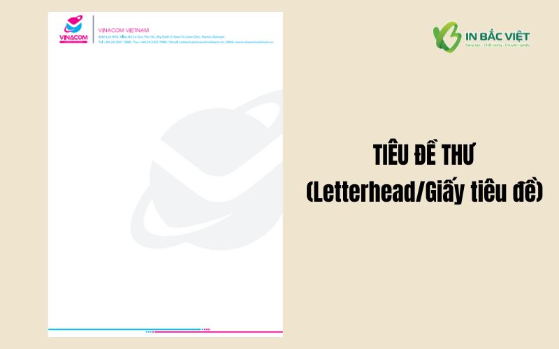 Tiêu đề thư công ty, doanh nghiệp là gì