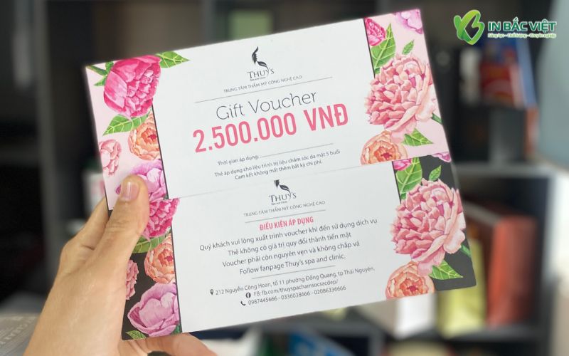 Mẫu gift voucher spa trị giá 2.500.000 VNĐ cho trung tâm thẩm mỹ công nghệ cao