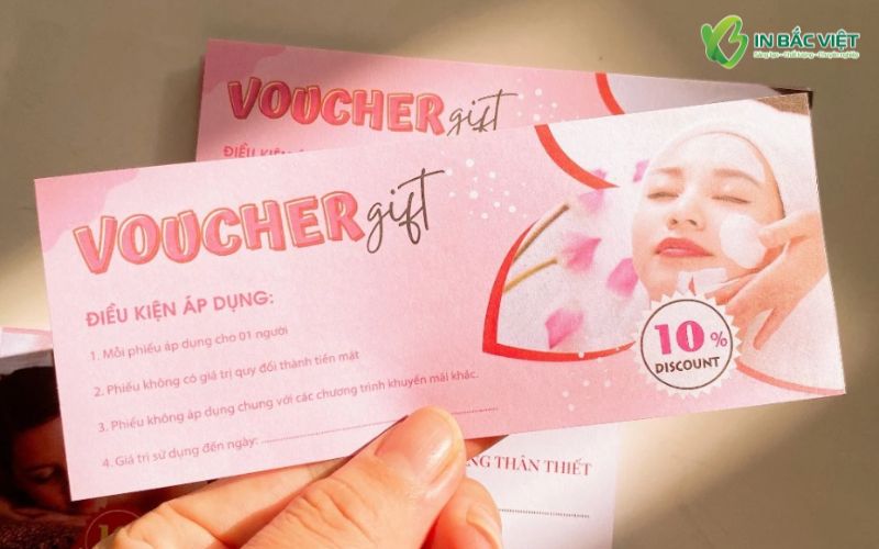 Mẫu voucher spa massage giảm 10% dành cho khách hàng thân thiết