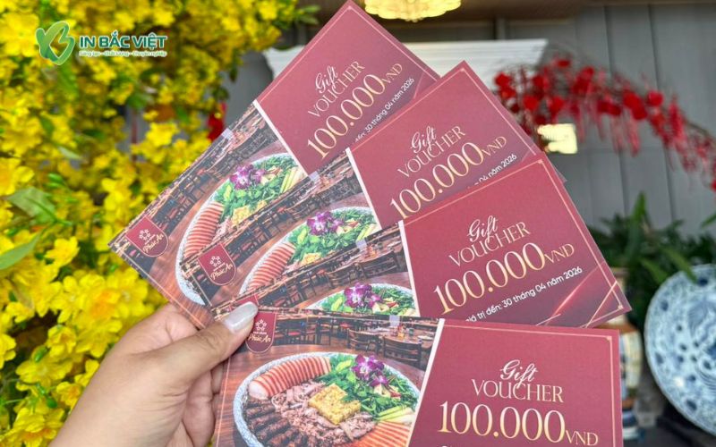 Gift voucher 100.000đ dành cho nhà hàng cao cấp