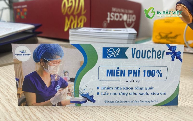 Gift voucher nha khoa miễn phí khám răng, lấy cao răng