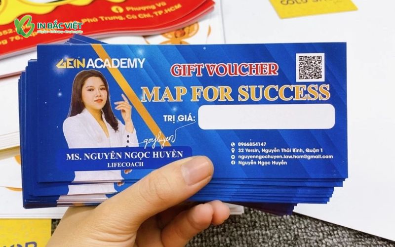 Gift Voucher đào tạo học viên thiết kế nổi bật