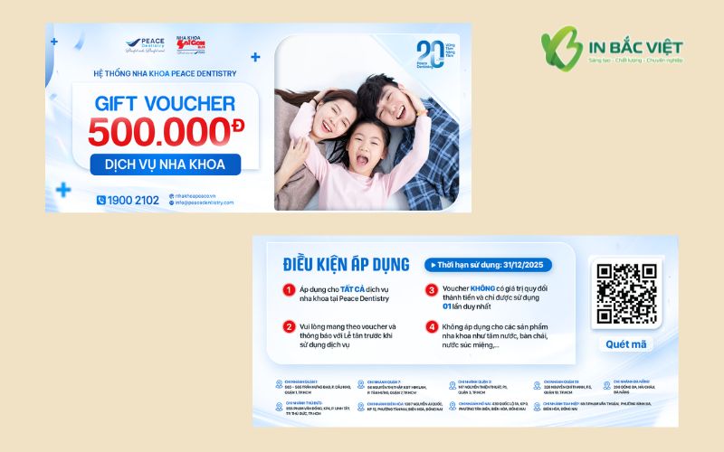 Voucher nha khoa gia đình mệnh giá 500000đ