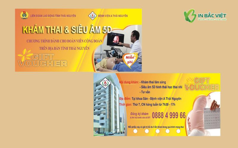 Phiếu khám thai và siêu âm 3D miễn phí dành cho mẹ bầu tại bệnh viện