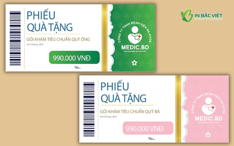 Phiếu quà tặng gói khám sức khỏe nam khoa và phụ khoa dành cho khách hàng