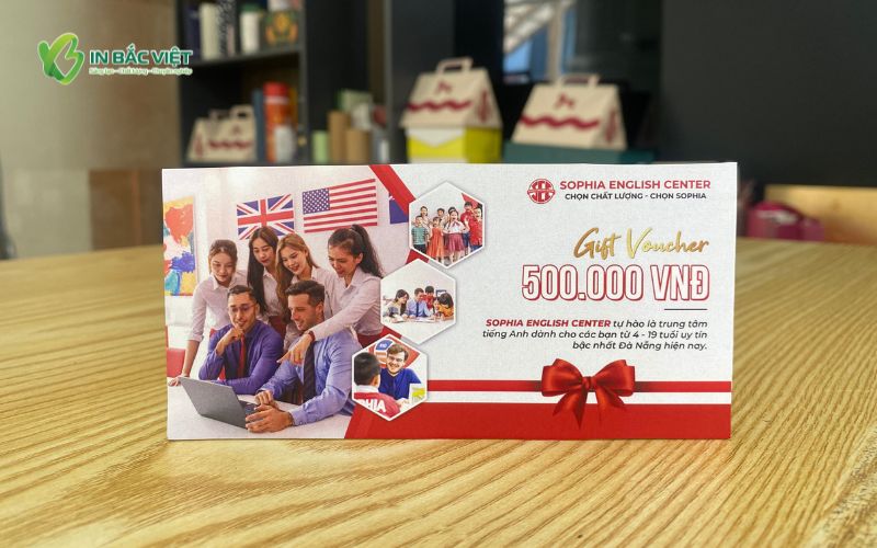 Phiếu ưu đãi 500.000 VNĐ của Sophia English Center dành cho khóa học tiếng Anh