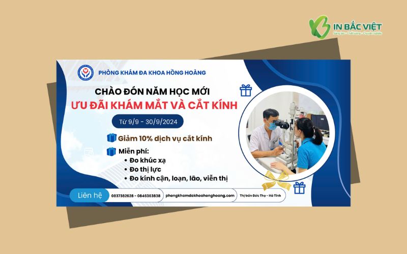 Phiếu ưu đãi khám mắt và cắt kính cho học sinh mùa tựu trường