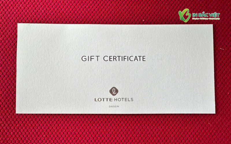 Thẻ quà tặng trải nghiệm dịch vụ tại khách sạn 5 sao Lotte Hotel Saigon