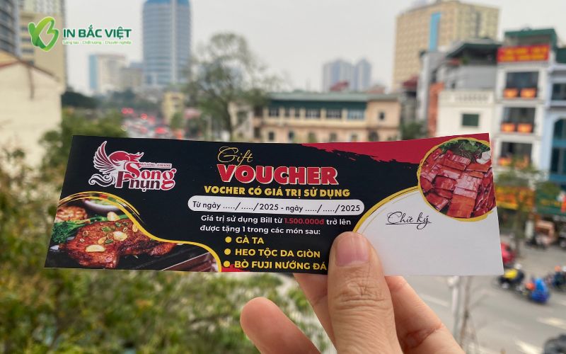Voucher tặng món tại nhà hàng karaoke Song Phụng