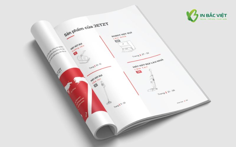 Catalogue keo gáy giúp ấn phẩm chắc chắn, sang trọng