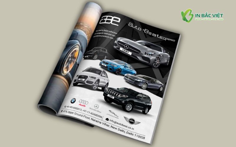 Catalogue xe hơi thiết kế sang trọng giới thiệu nhiều dòng xe cao cấp