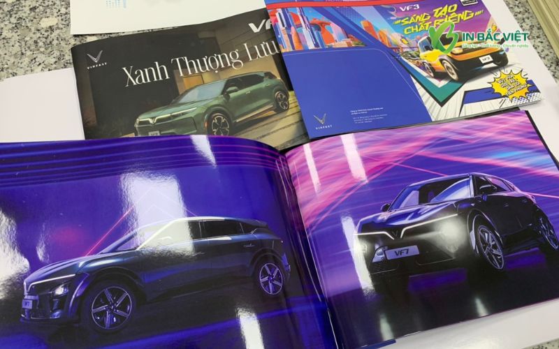 Mẫu catalogue ô tô VinFast thiết kế cao cấp giới thiệu các dòng xe hiện đại