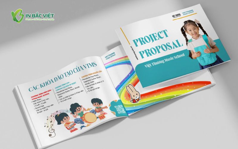 Báo giá in catalogue giáo dục theo yêu cầu tại In Bắc Việt