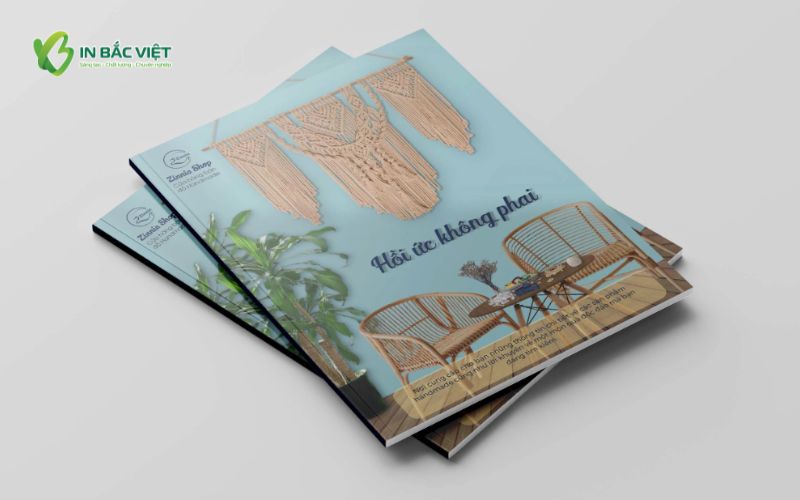 Catalogue giới thiệu sản phẩm handmade khổ A4 gáy keo nhiệt