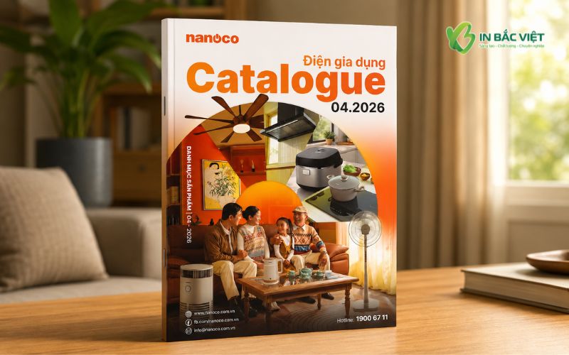 Mẫu catalogue điện gia dụng thiết kế sang trọng