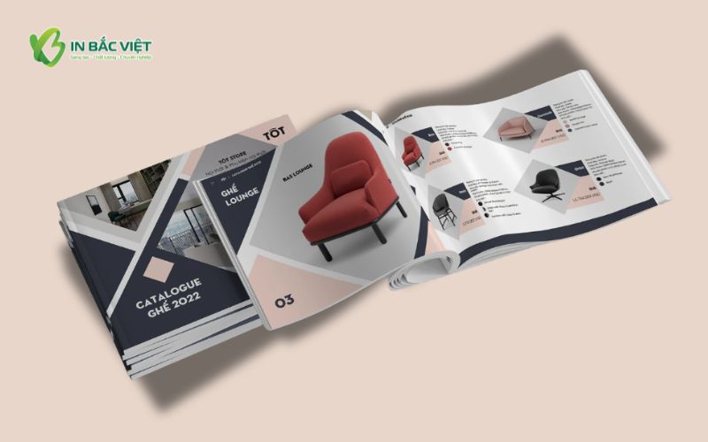 Mẫu catalogue nội thất ghế thiết kế hiện đại, chuyên nghiệp