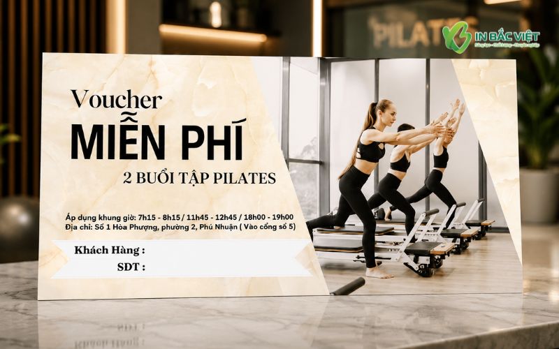 Voucher tập thử Pilates phong cách nhẹ nhàng, tinh tế