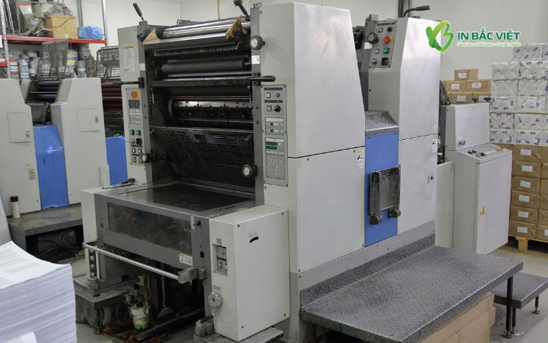 Máy in offset phục vụ in catalogue tại In Bắc Việt