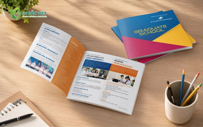 University catalogue thiết kế hiện đại dành cho trường đại học và đào tạo quốc tế
