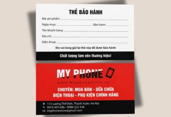 30+ MẪU THẺ BẢO HÀNH ĐIỆN THOẠI ĐẸP, CHUYÊN NGHIỆP