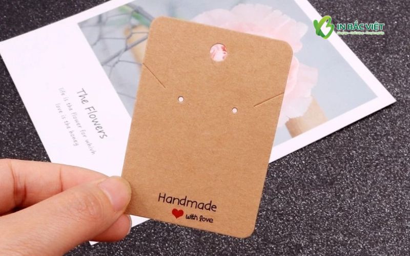 Mác treo Kraft nâu cho lắc tay, lắc chân handmade