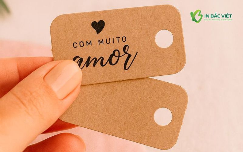 Tag treo quần áo chất liệu kraft mộc mạc