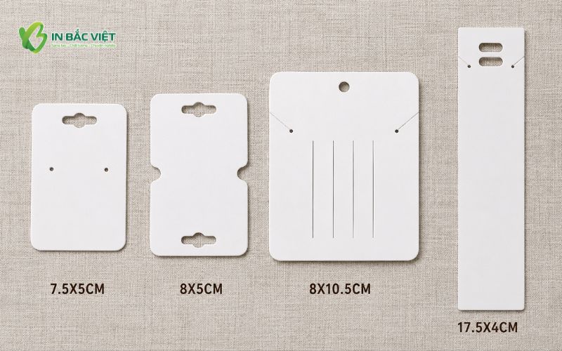Thiết kế tag, mác treo trang sức theo yêu cầu tại In Bắc Việt