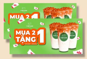 50 MẪU VOUCHER TRÀ SỮA, ĐỒ UỐNG ĐẸP