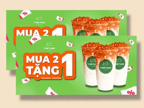 50 MẪU VOUCHER TRÀ SỮA, ĐỒ UỐNG ĐẸP