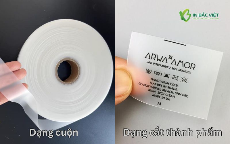 Mác nhựa dẻo TPU gia công dạng cuộn và cắt thành phẩm từng chiếc
