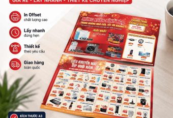 In Tờ Rơi A3 Giá Rẻ Tại Hà Nội