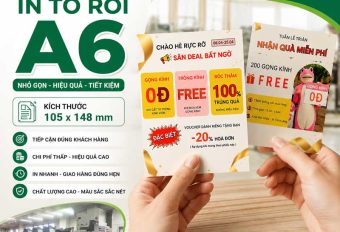 In Tờ Rơi A6 Giá Rẻ, Lấy Nhanh Tại Hà Nội